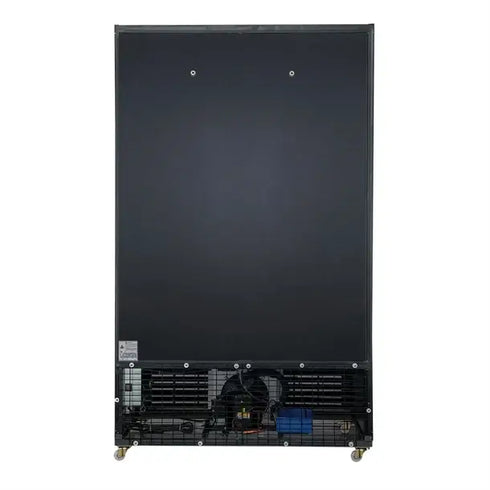 Polar G-Series Upright Sliding Door Display Cooler with Light Box 950Ltr Black GM814-A