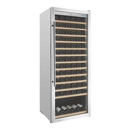 Polar G-Series Single Zone Wine Fridge Stainless Steel 137 bottles - GM888-A