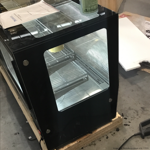 2NDs: Counter top square 2 Shelves Glass cold food display - GN-1200RT-NSW2067