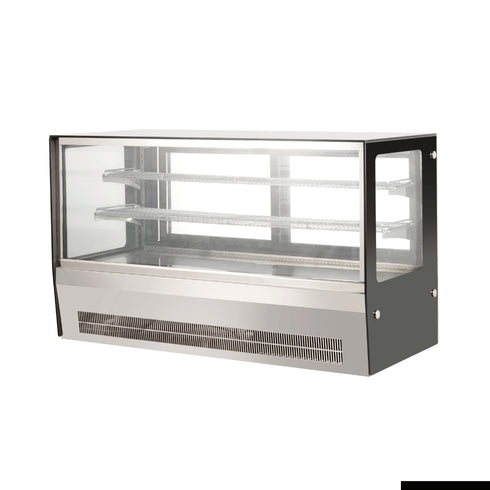 Bonvue Counter top square 2 Shelves Glass cold food display - GN-1200RT