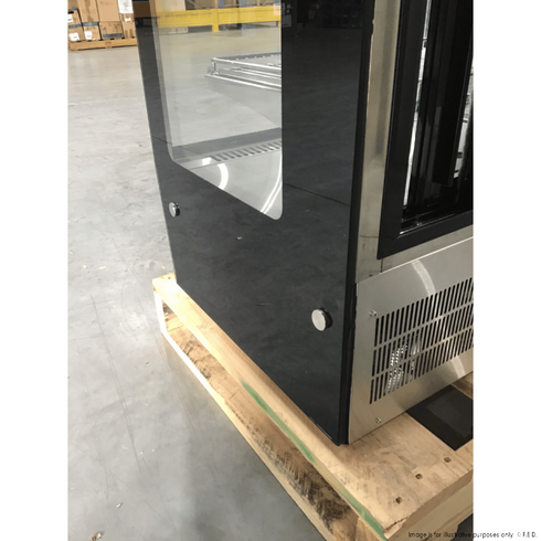 Ex-Showroom: Bonvue counter top square glass cold food display - GN-660RT-SA6-Jan