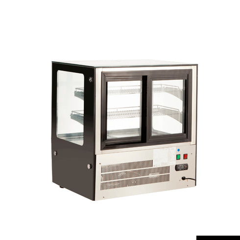 Bonvue Countertop Square Glass Cold Food Display - GN-660RT