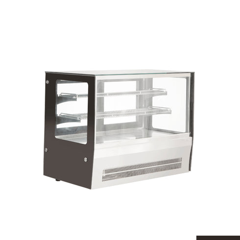 Bonvue Counter Top Square Glass Cold Food Display - GN-900RT