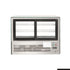 Bonvue Counter Top Square Glass Cold Food Display - GN-900RT