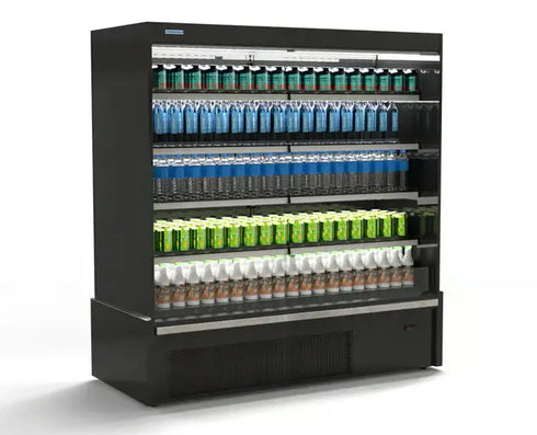Hussmann Self Contained Multideck Open Front Chiller - H1TMS Black Series