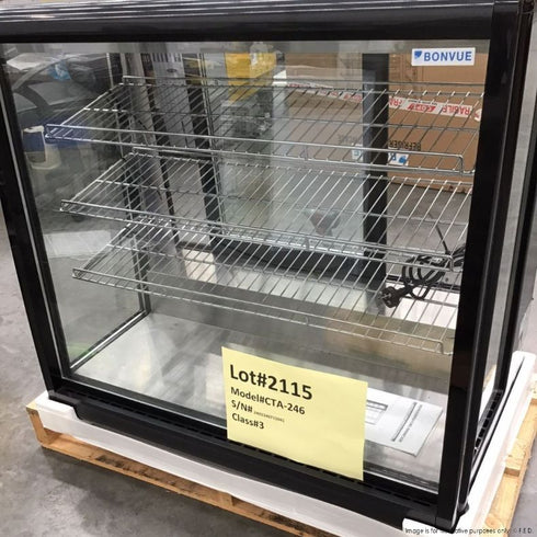 2NDs: Bonvue Chilled Angled Counter-Top Food Display - CTA-246-NSW2115