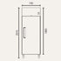 Exquisite Single Door Stainless Steel Chiller 685 litres - GSC650H
