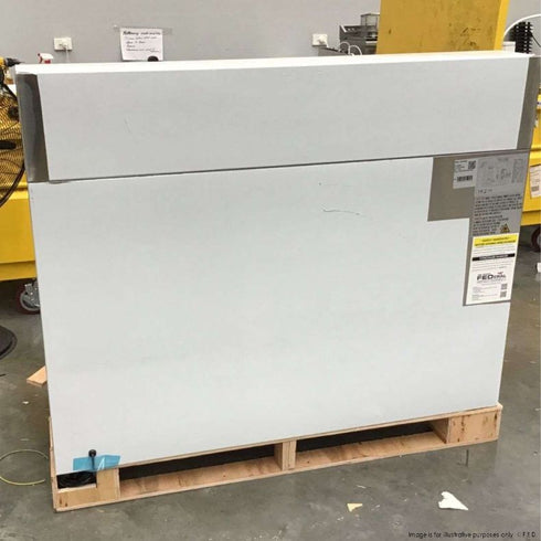 2NDs: FED-X Three Door Salad Prep Fridge with Marble Top - XGNS1300E-NSW2084