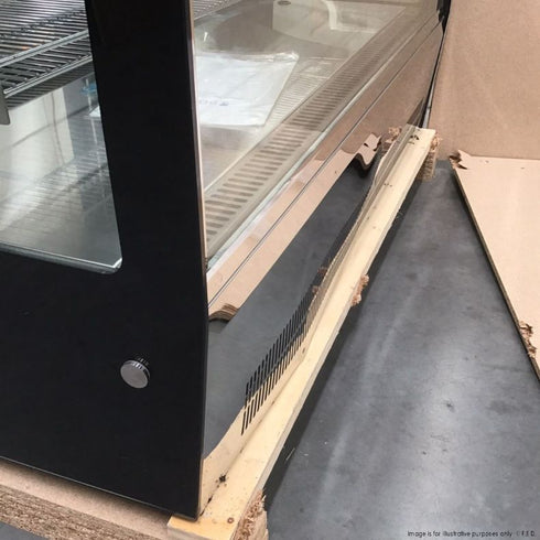 2NDs: Counter top square 2 Shelves Glass cold food display - GN-1200RT-NSW2101