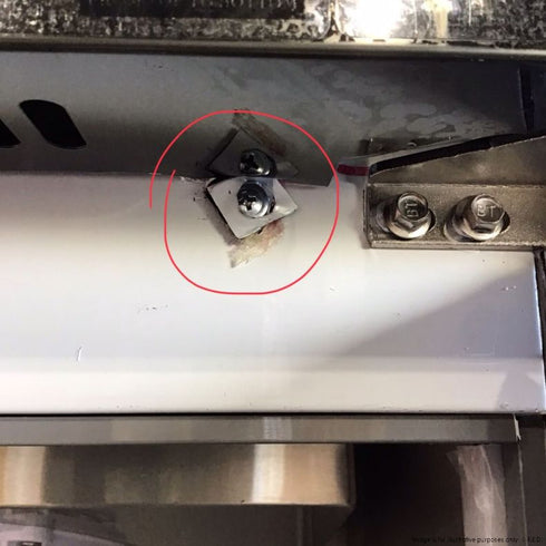 2NDs: Thermaster Single Glass Door Upright Freezer Black Stainless Steel - SUFG500B-QLD349