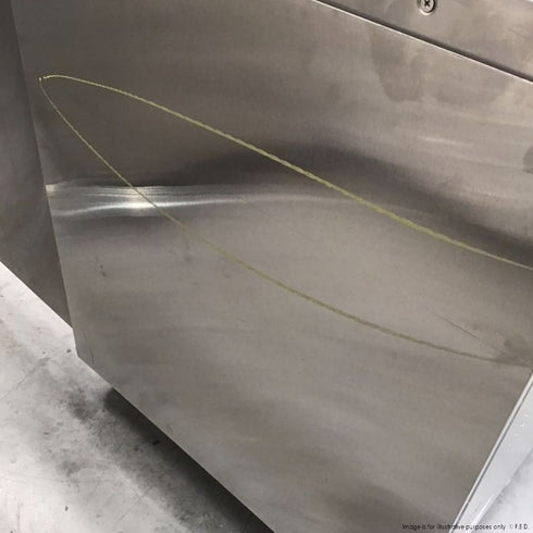 2NDs: Thermaster Stainless Steel Double Door Workbench Fridge - TL1500TN-NSW2140
