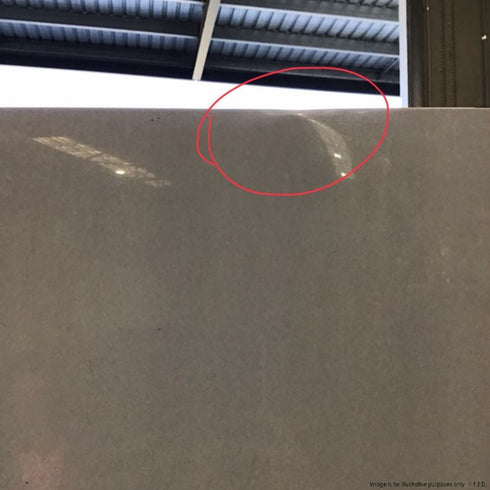 2NDs: Thermaster Single Glass Door Upright Freezer Black Stainless Steel - SUFG500B-QLD349