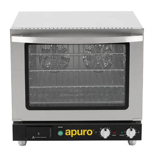 Apuro Bakery Convection Oven with Steam 66Ltr - JA371-A