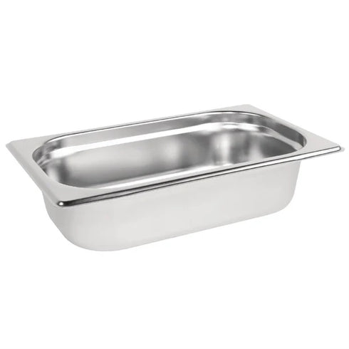 Vogue Stainless Steel Gastronorm Tray 1/4 - 65mm deep - DN723