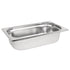 Vogue Stainless Steel Gastronorm Tray 1/4 - 65mm deep - DN723