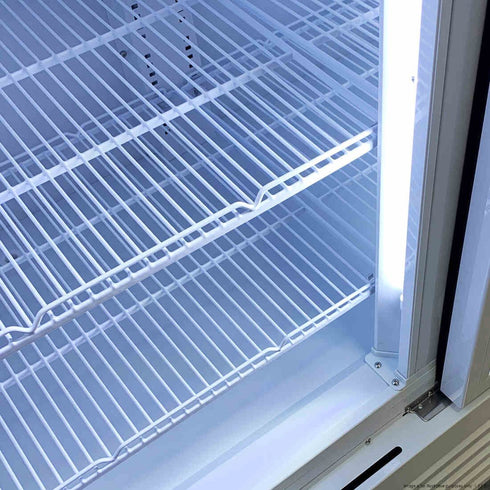 Thermaster Colourbond Upright Drink Fridge Large Two Glass Door LG-1000P