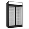 2NDs: Thermaster Black Upright Double Glass Door Freezer - LG-1006DF-SA9-Jan