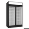 Thermaster Black Upright Double Glass Door Freezer LG-1006DF