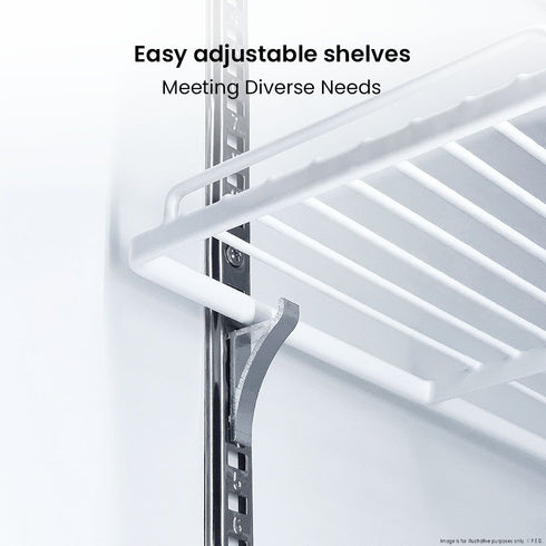 Thermaster Large Two Glass Door Colourbond Upright Drink Fridge - LG-1200P