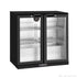 Thermaster Under Bench double Heated Glass Doors Bar Fridge/Cooler with heater switch - LG-208TD