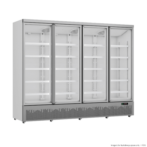 2NDs: Thermaster Four Door Supermarket Fridge - LG-2200GBM - NSW2151