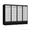 Thermaster 4 Door Glass Door Supermarket Freezer 1938L Black - LG-2500BGBMF