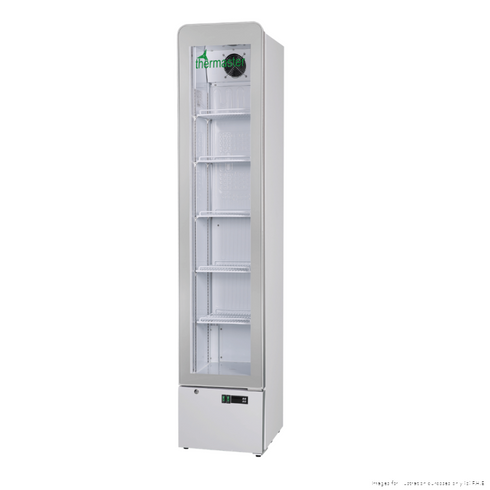Thermaster SlimFit Upright Glass Door Beverage Fridge - LG166FA