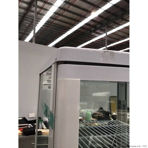 2NDs: Thermaster Four-sided Upright Beverage Display Fridge Ivory-white LSC235-NSW1867