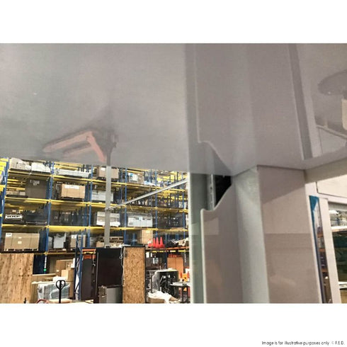 2NDs: Thermaster Four-sided Upright Beverage Display Fridge Ivory-white LSC235-NSW1867