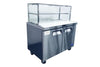 Atosa 2 Door Sandwich Bar With Glass Canopy 1530mm MSF8303G