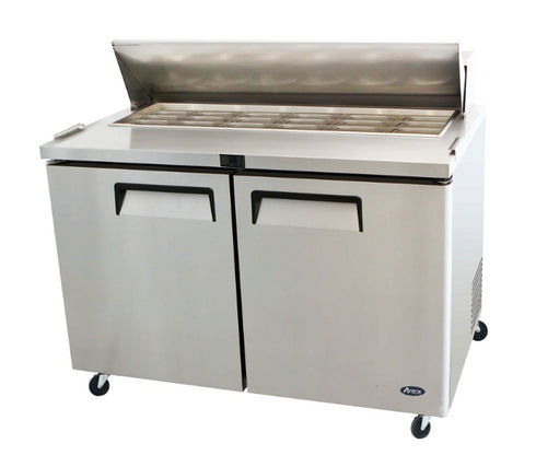 ATOSA 2 DOOR SANDWICH PREP TABLE FRIDGE 1530 MM - MSF8307