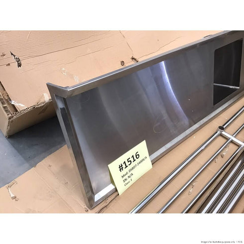 2NDs: Right Inlet Double Sink Dishwasher Bench DSBD7-2400R/A-NSW1516