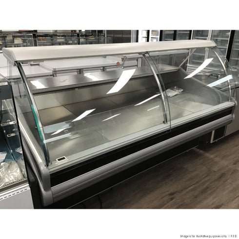 Ex-Showroom: Tecnodom Curved Front Glass Deli Display - PAN2000-VIC670