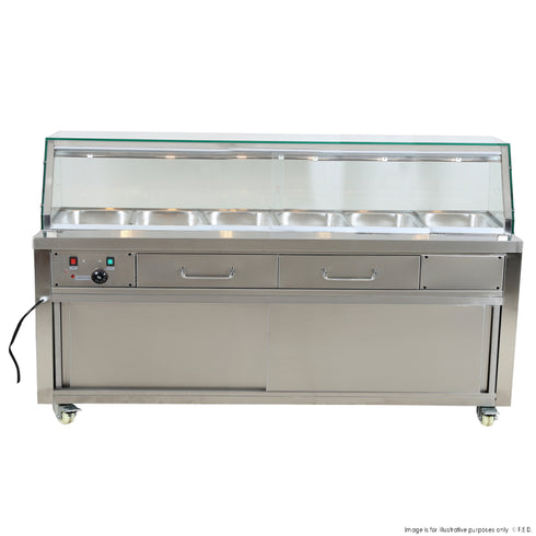 2NDs: Thermaster Heated Bain Marie Food Display PG210FE-YG-NSW1856