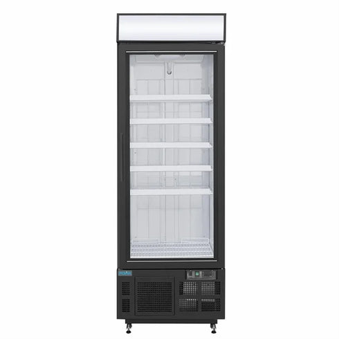 Polar G-Series Upright Display Freezer 412Ltr Black GH428-A