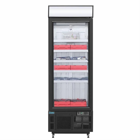 Polar G-Series Upright Display Freezer 412Ltr Black GH428-A