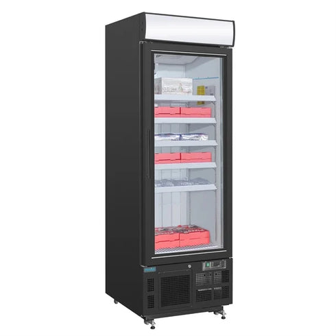 Polar G-Series Upright Display Freezer 412Ltr Black GH428-A