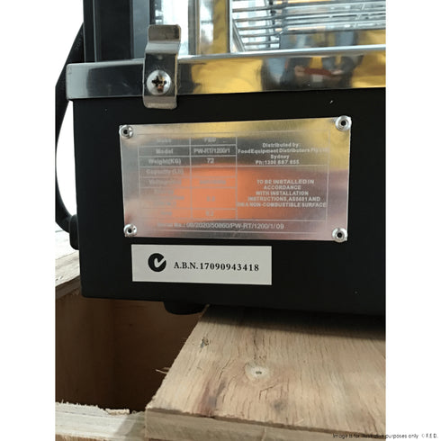 2NDs: Benchstar Pie Warmer & Hot Food Display - PW-RT/1200/1-SA8-May