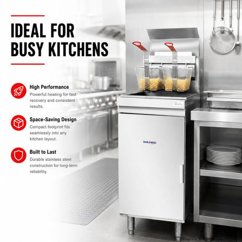 GasMax Superfast LPG Gas Tube Fryer - RC300ELPG