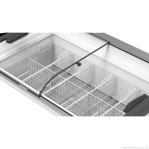 Thermaster Heavy Duty Supermarket Glass Sliding Lid Freezers 303L - SD-306K