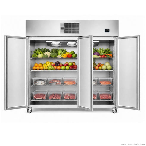 THERMASTER 1500L Full-Width Three Solid Door Upright Freezer — SFWF1500