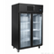 THERMASTER 1000L Full-Width Double Black Glass Door Upright Display Freezer — SFWFG1000B