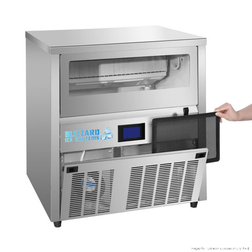 BLIZZARD Crystal Column Pro Octagonal Cylinder Ice Maker 63kg/24hr with 25kg Storage - SIC-63R