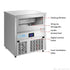 BLIZZARD Crystal Column Pro Octagonal Cylinder Ice Maker 63kg/24hr with 25kg Storage - SIC-63R