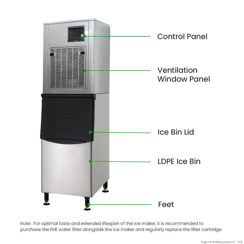 Blizzard Chewblet/Nugget Ice Maker 250Kg - SN-258N