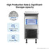 Blizzard Underbench Bullet Ice Maker 25kg Production SN-25C
