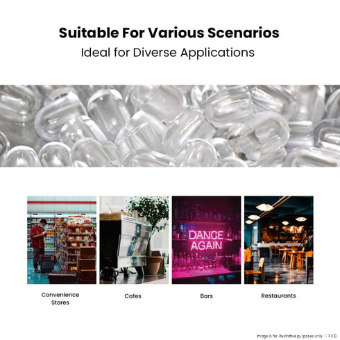 Blizzard Underbench Bullet Ice Maker 25kg Production SN-25C