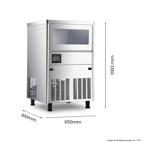 Blizzard Professional Crescent Ice Maker 80kg Production SN-80C