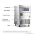 Blizzard Professional Crescent Ice Maker 80kg Production SN-80C
