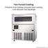 Blizzard Professional Crescent Ice Maker 80kg Production SN-80C